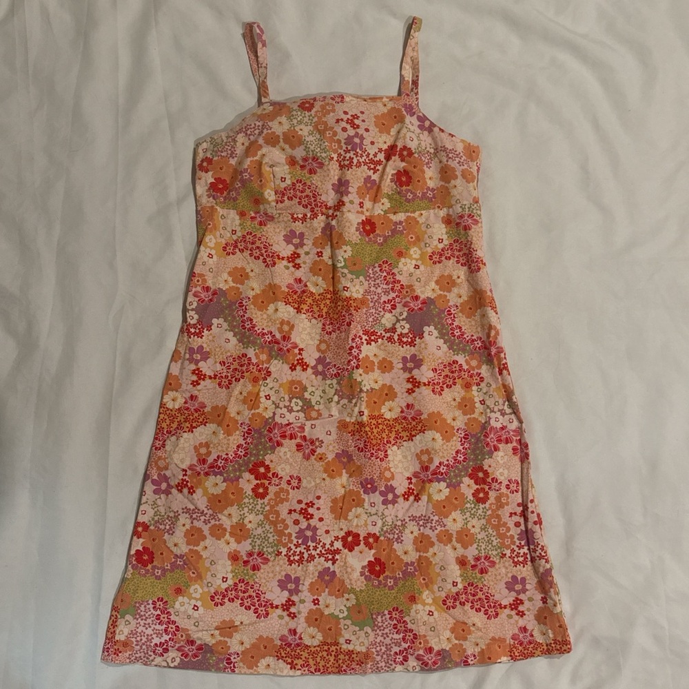 BW Sport authentic 90s floral pink mini dress